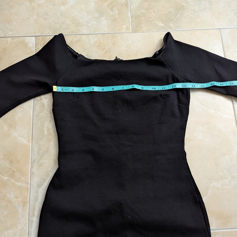 Lulus Girl Can't Help It Black Off-the-Shoulder Midi Dress - Picture 13 of 14